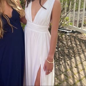Heavenly Hues White Maxi Dress from Lulus